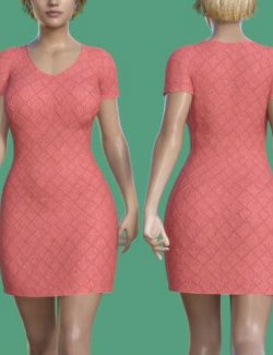 d-Force Halter Dress for G8 Females Daz Studio Free