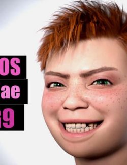 COS Mae- Cheeky Teen Character Morph for Genesis 9