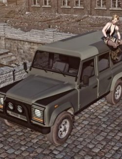 Land Rover Defender Car BO6 for DAZ3D
