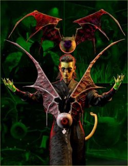 FPE Floating Eye Add-On Demonic for FPE Floating Eye for Genesis 9 and 8.1