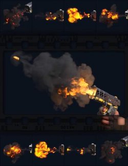 VDB Animate- Gunfire FX