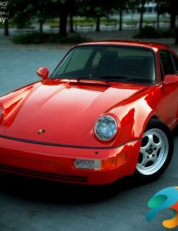 Porsche 911 Turbo 1993 for Daz Studio