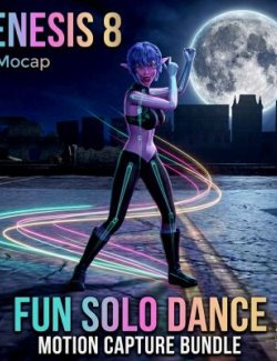 Fun Solo Dances Motion Capture for Genesis 8