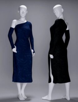 MS One-Shoulder Elegance Dress (G8F and G9)
