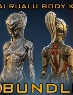 (TA) Rualu Body Kit for Genesis 8 and 8.1 Female Bundle