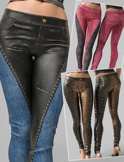 Grunge and Style Low Leather Pants G8-8.1F-G9