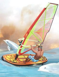 Sea Sports Hierarchical Poses for Genesis 9 and XI Sea Props