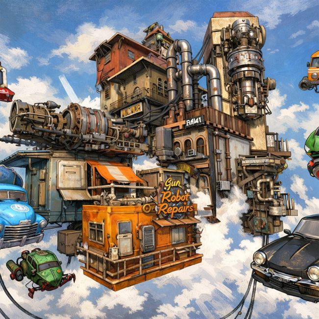 Click here to see preview images for "DieselPunk World - Set 3 for Daz Studio" DieselPunk World - Set 3 for Daz Studio