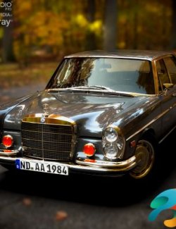 Mercedes-Benz 300SEL 1972 for DAZ Studio
