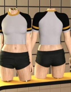 3DL dForce Everyday Raglan Crop G8F/G9