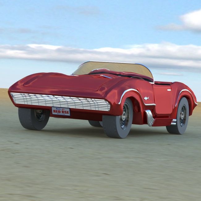 Click here to see preview images for "Romero Shark Sports Car for Poser" Romero Shark Sports Car for Poser