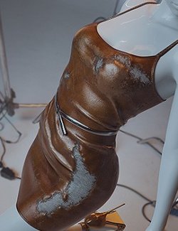 dForce Light Leather Dress Genesis8-8.1F-G9