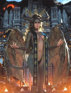 AH dForce Throne Tease Outfit For Genesis 9