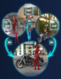 V3D Extract and Append: Figures and Props