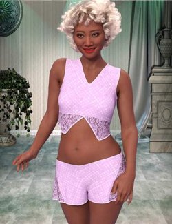 DNA Celest dForce Tap Pants Set for Genesis 9