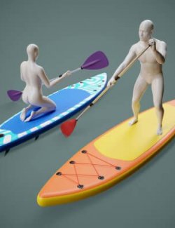 SUP Board with Paddles for Genesis 9