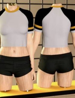 3DL dForce Everyday Raglan Crop G8F-G9