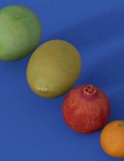 Basic Fruits Props for DAZ Studio