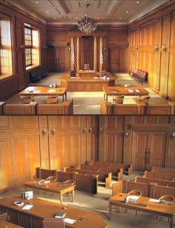 Polish Courtroom Scene