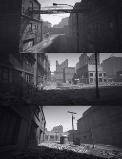 Urban Noir for The Backstreets + City Ruins
