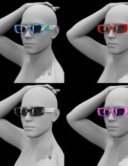 Velvet Red Tris and Pop Art Sunglasses for G9