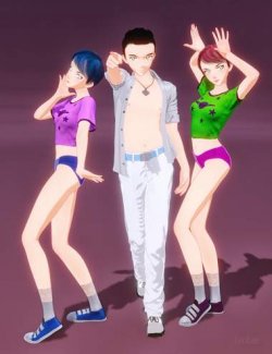 K-Pop Poses For Genesis 9 Anime