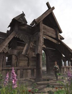 Wooden Church Ruins 1