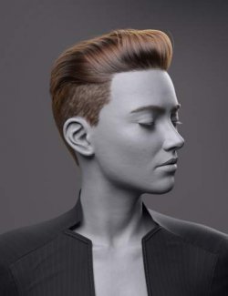 dForce FV Executive Pompadour Hair for Genesis 9