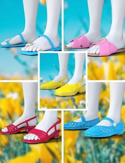 TIN Spring Is Coming - Shoes for Genesis 9 and 8 Female