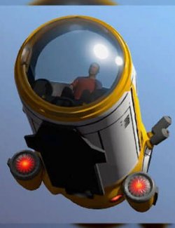 Hover Vehicle for Poser