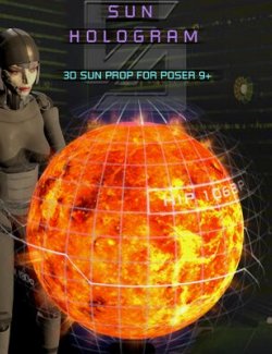 Sun Hologram for Poser