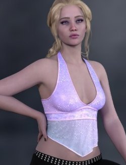 dforce - Ruffle Halter Top - Genesis 9