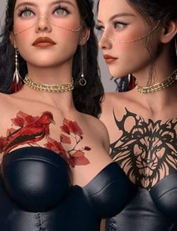 L3D TattooU- Inked Chest Special Genesis 9