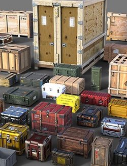 60 Crates Collection for Daz Studio