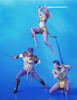 PTF Sundering Edge - Combat Poses and a Prop