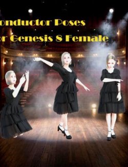 Conductor Poses for Genesis 8 Female