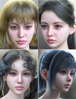 Vo Thea and Young, and Vo Ryn and Young HD for Genesis 9 Character Bundle