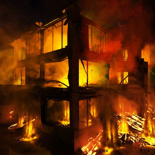 Click here to see preview images for "Building On Fire for Daz Studio" Building On Fire for Daz Studio