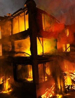 Building On Fire for Daz Studio