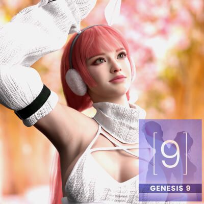 Click here to see preview images for "White Bunny Rabbit for G9" White Bunny Rabbit for G9