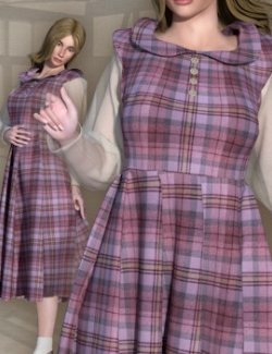 Long Sleeves Dress for La Femme2