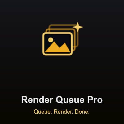 Click here to see preview images for "Render Queue Pro - Batch Render Your Whole Scene List" Render Queue Pro - Batch Render Your Whole Scene List