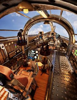 XI Fantasy Airship Cockpit