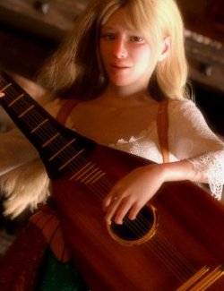 Fantasy Lute Poses for Genesis 8 Male-Female