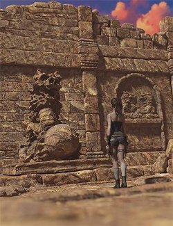 Eastern Dragon Temple- Desert Ruin