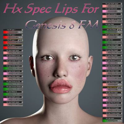 Click here to see preview images for "HX Special Lips - Merchant Resource for Genesis 8 Female" HX Special Lips - Merchant Resource for Genesis 8 Female