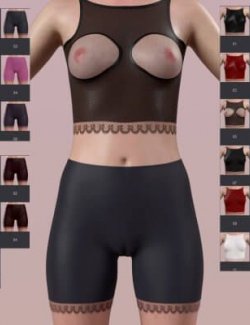 HX Short 6 for Genesis 8 Female and Genesis 9