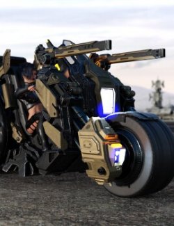ARV-7 IRONCLAD - Assault Reconnaissance Vehicle (Sci-Fi motorcycle)