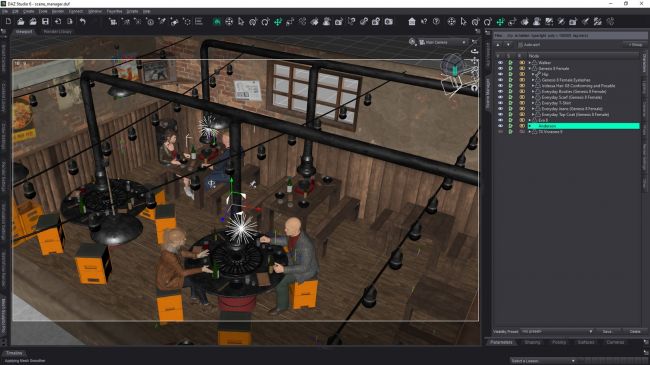 Click here to see preview images for "Scene Manager for DAZ Studio 6" Scene Manager for DAZ Studio 6