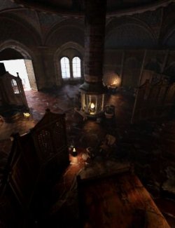 TW3 Kaer Morhen Room for DAZ Studio
